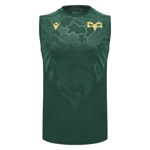 Macron Ospreys Rugby 2024/25 Adults Sleeveless Poly Training Shirt