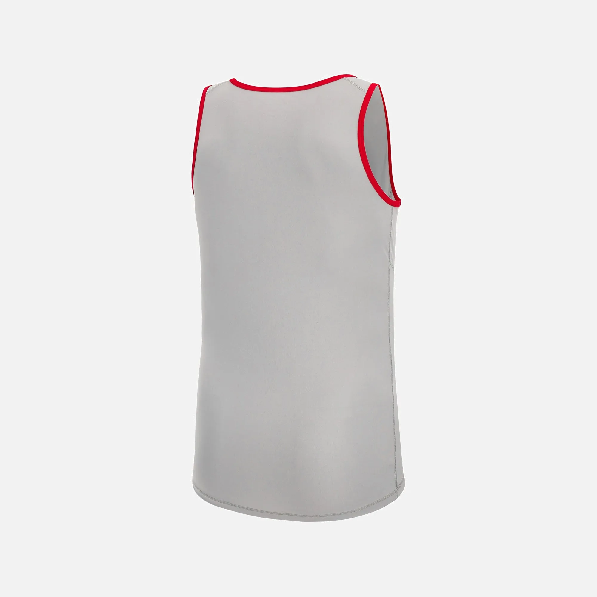 Macron Wales WRU Kids Training Poly Dry Rugby Singlet