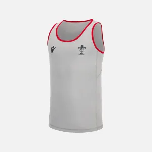 Macron Wales WRU Kids Training Poly Dry Rugby Singlet