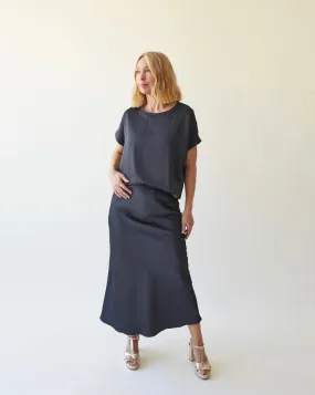 Maeve | Gun Metal Skirt