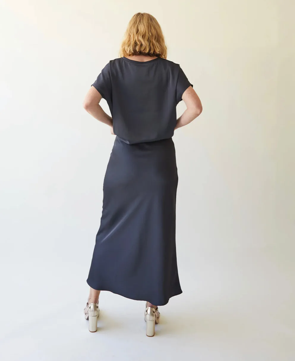 Maeve | Gun Metal Skirt