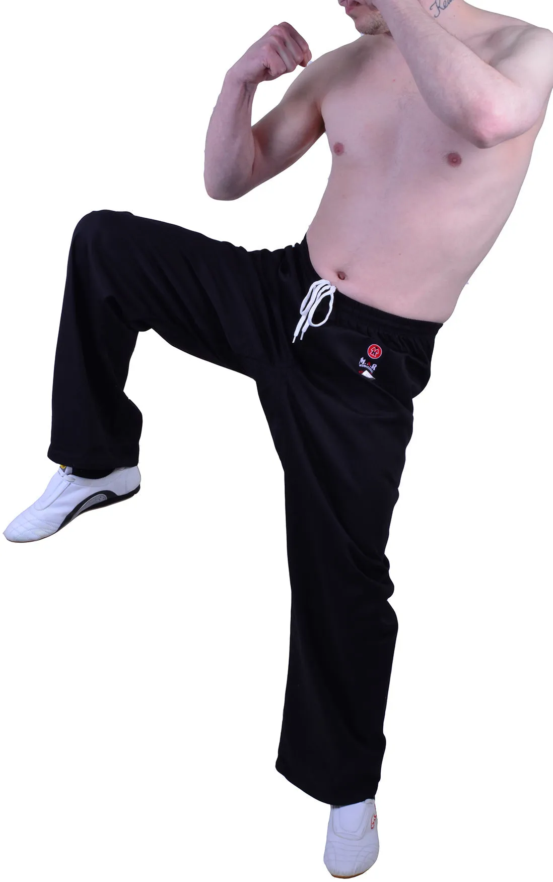 MAR-020B | 8oz Black Traditional Karate Trousers