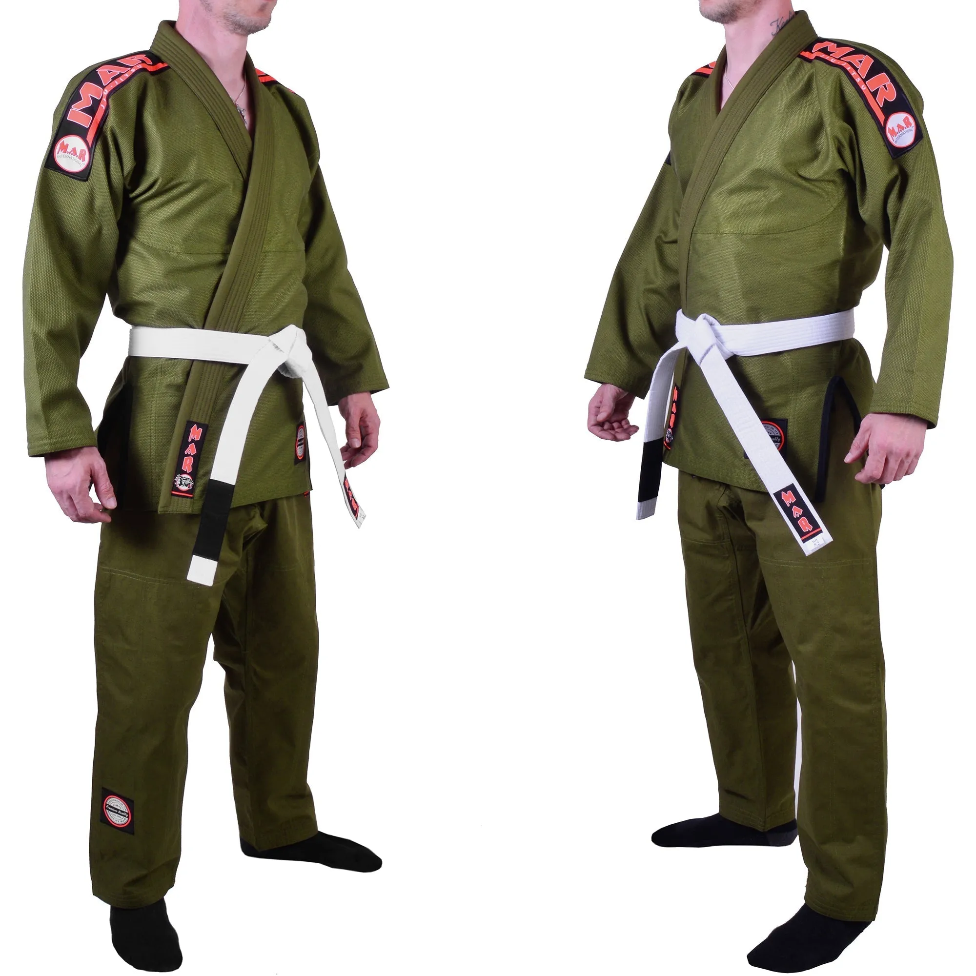 MAR-061E | Olive Green Brazilian Jiu-Jitsu Uniform