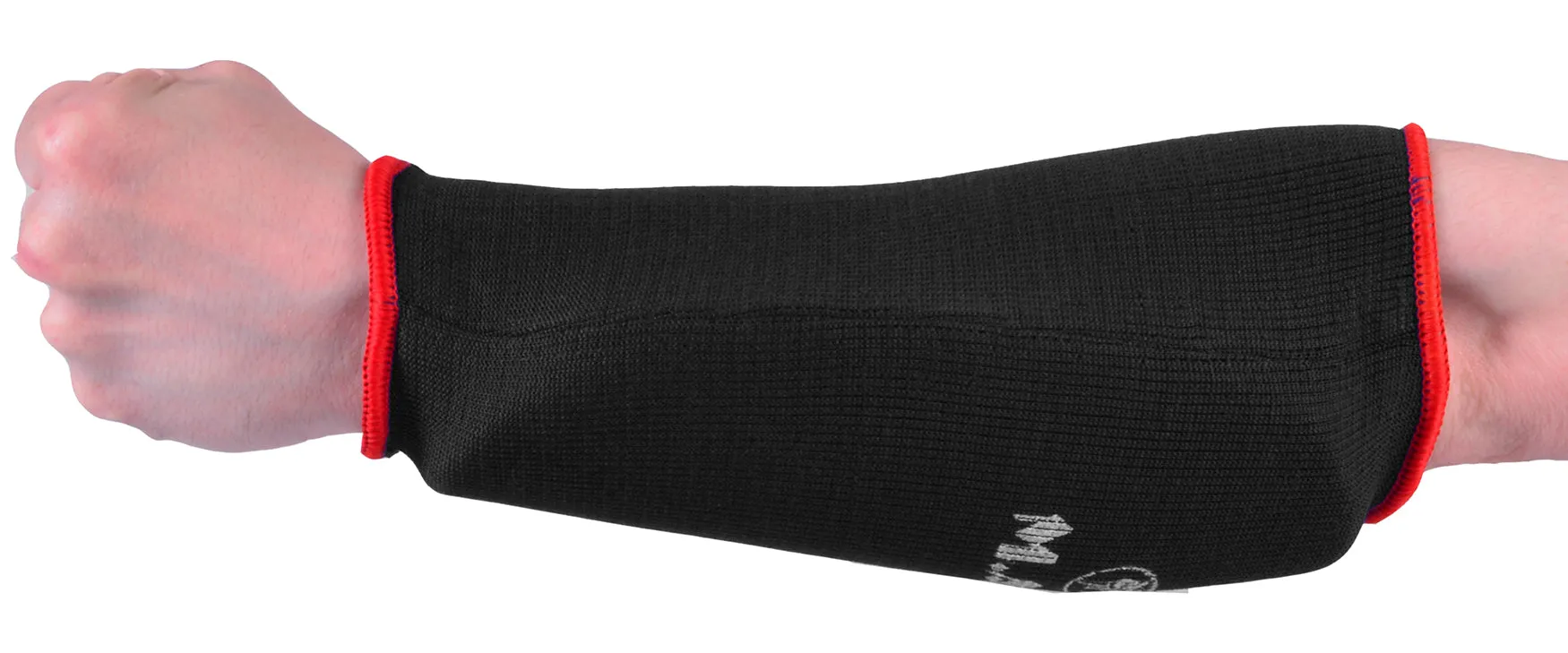 MAR-169B | Black Elasticated Fabric Arm Guard For Arm Protection