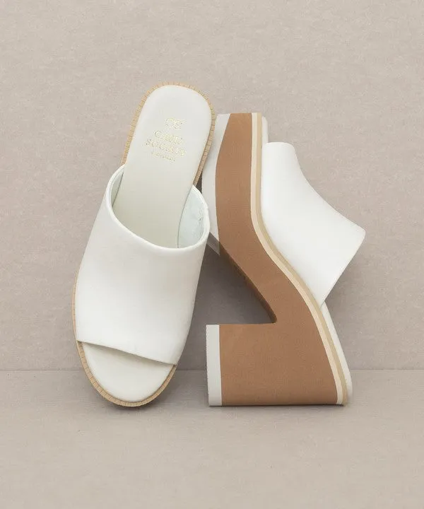 Maren - Layered Platform Heel Slides