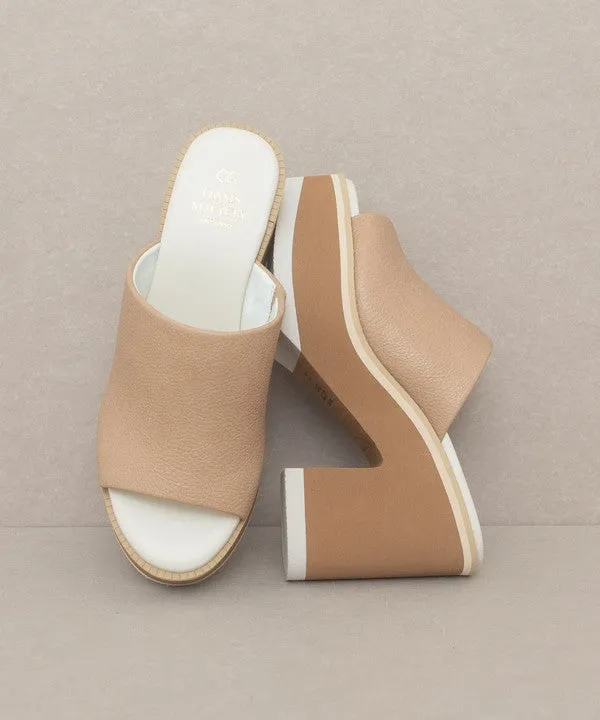 Maren - Layered Platform Heel Slides