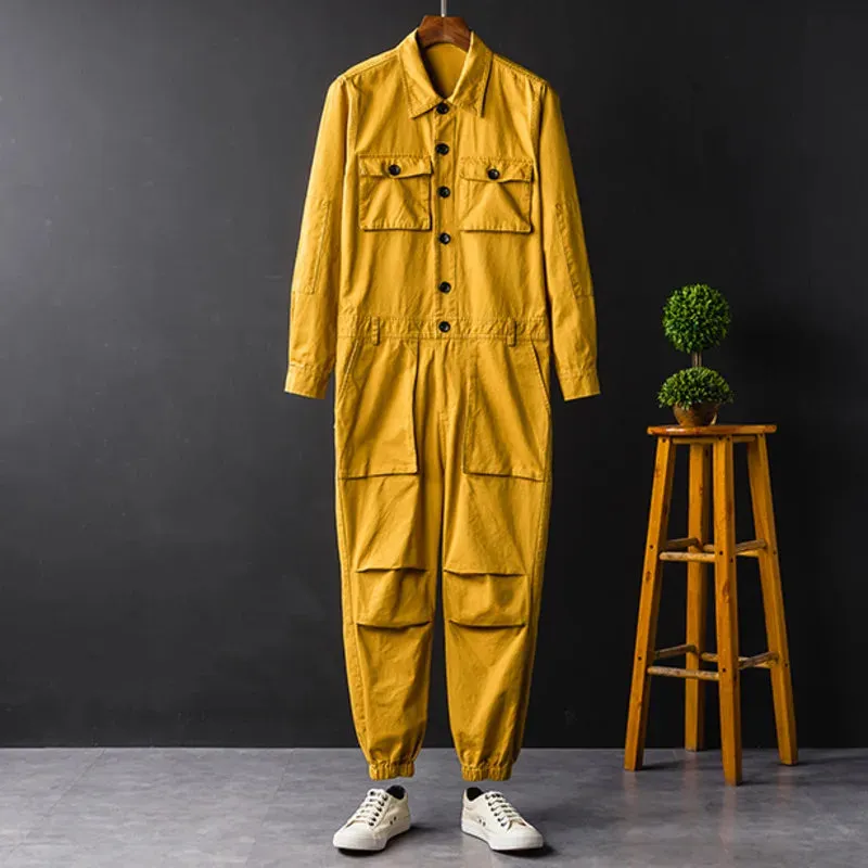 Men's Japanese Street Style Jumpsuit