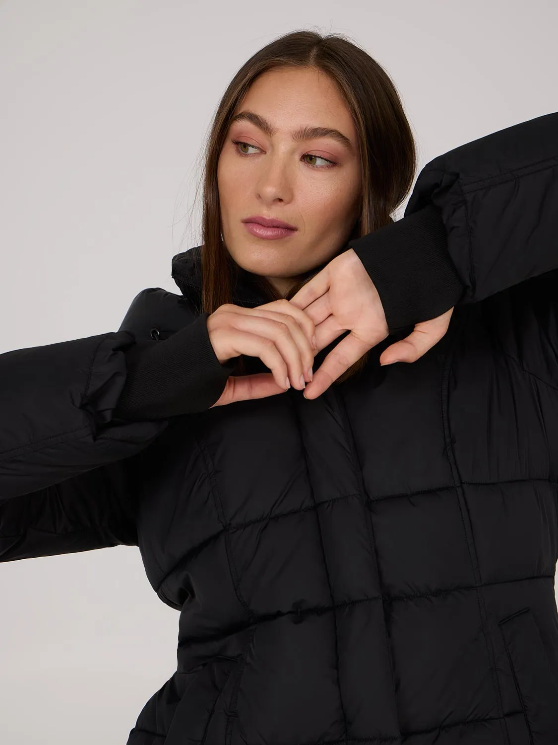 Mid-Length Fooler Puffer Jacket