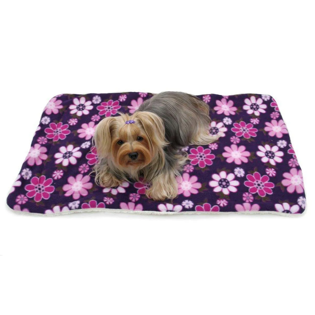 Midnight Garden Fleece Dog Blanket