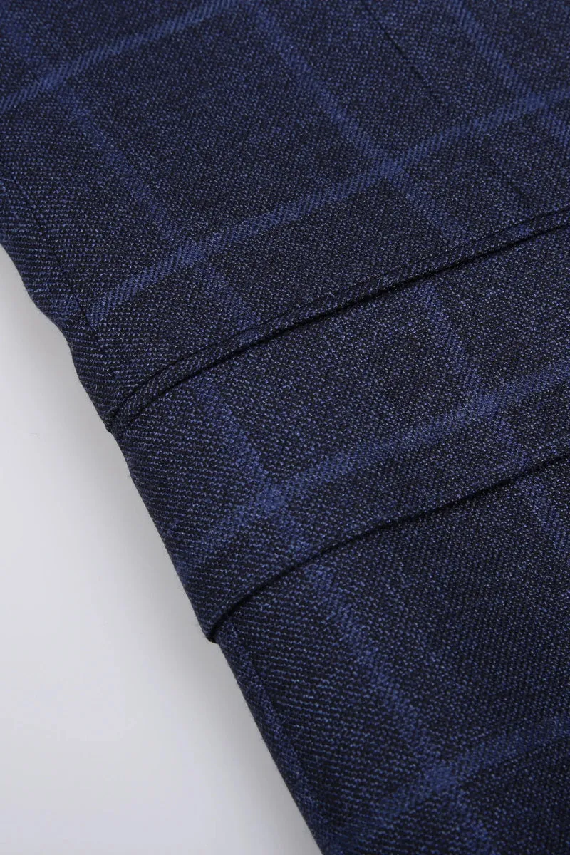 Milano Azure Plaid Sport Jacket