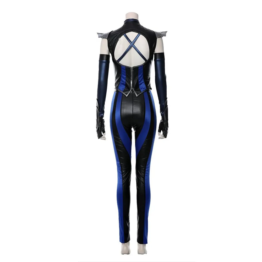 Mortal Kombat 11 Kitana Outfit Halloween Carnival Suit Cospaly Costume