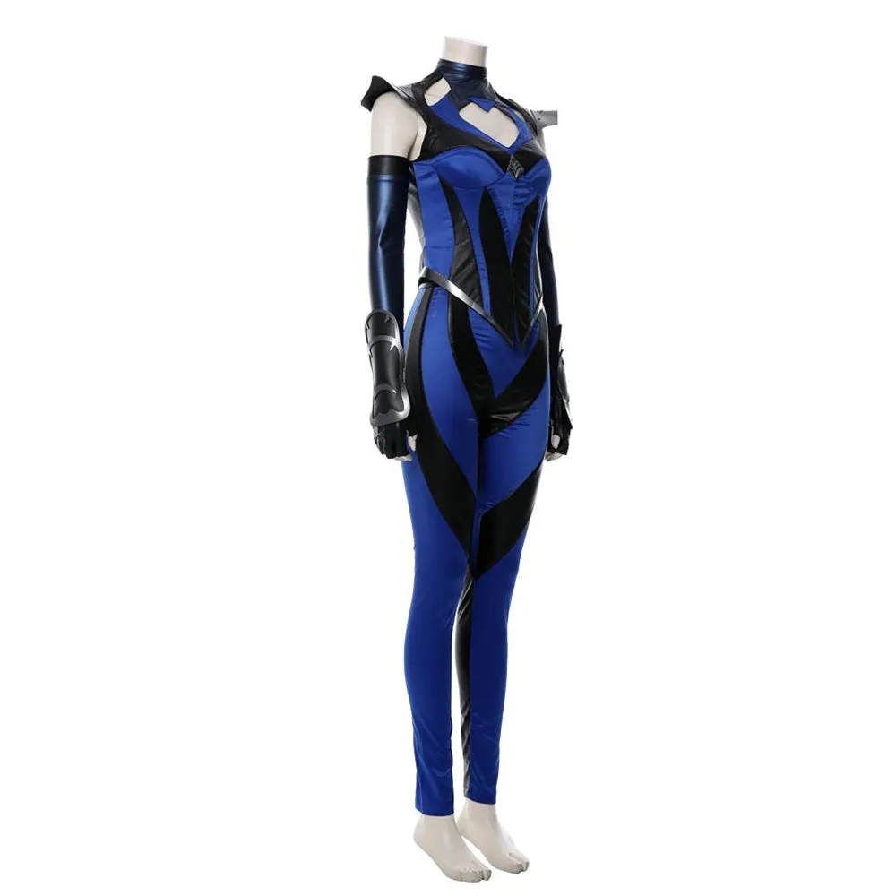 Mortal Kombat 11 Kitana Outfit Halloween Carnival Suit Cospaly Costume