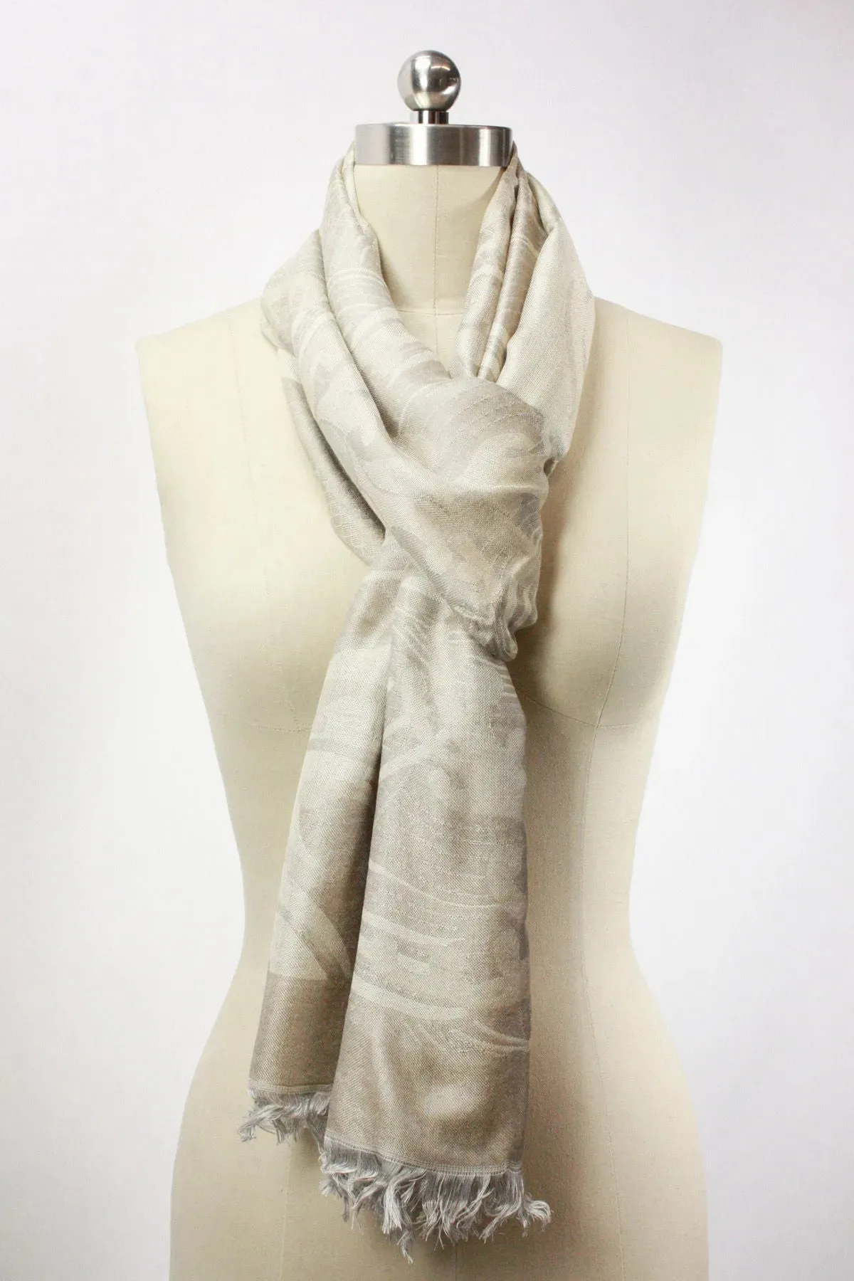 Obi Waves Silk Spring Scarf