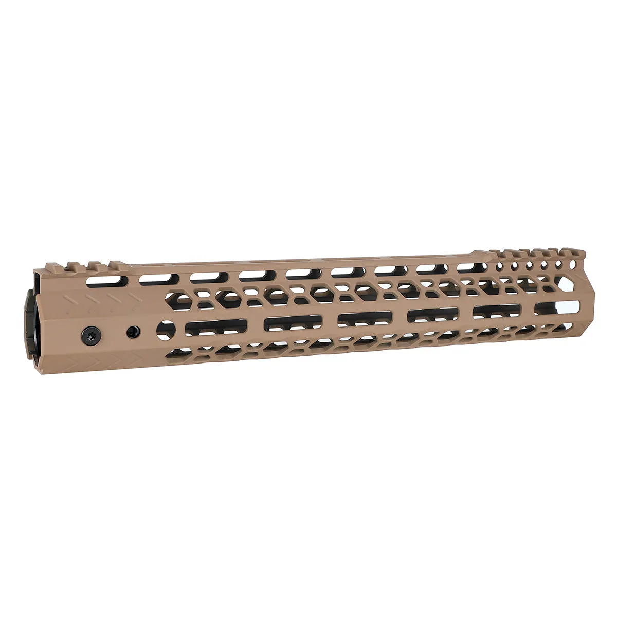 ohhunt® AR-15 Lightweight M-lok Handguard with Steel Barrel Nut - Desert Tan Color