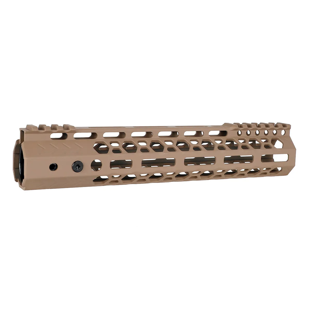 ohhunt® AR-15 Lightweight M-lok Handguard with Steel Barrel Nut - Desert Tan Color