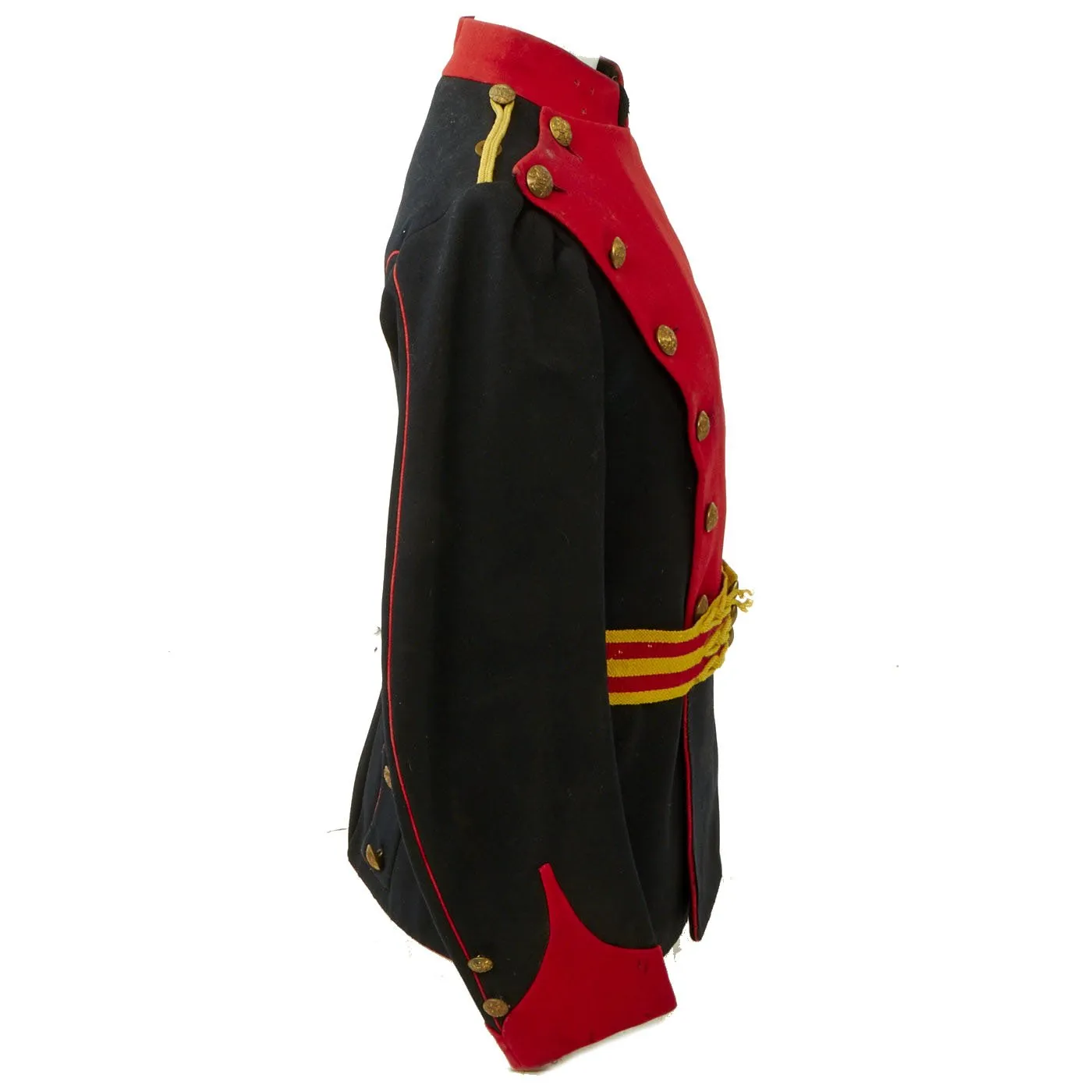 Original British WWI 9th Queen's Royal Lancers Uniform with Trousers and Stable Belt