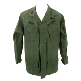 Original U.S. Vietnam War 1st Cavalry (Ranger) Patched OG-107 “Type III” Jungle Jacket With Direct Embroidery