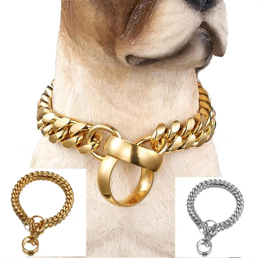 P-Chain Fashion Dog and Cat Bling Collar