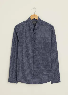 Parbury Long Sleeve Shirt - Navy