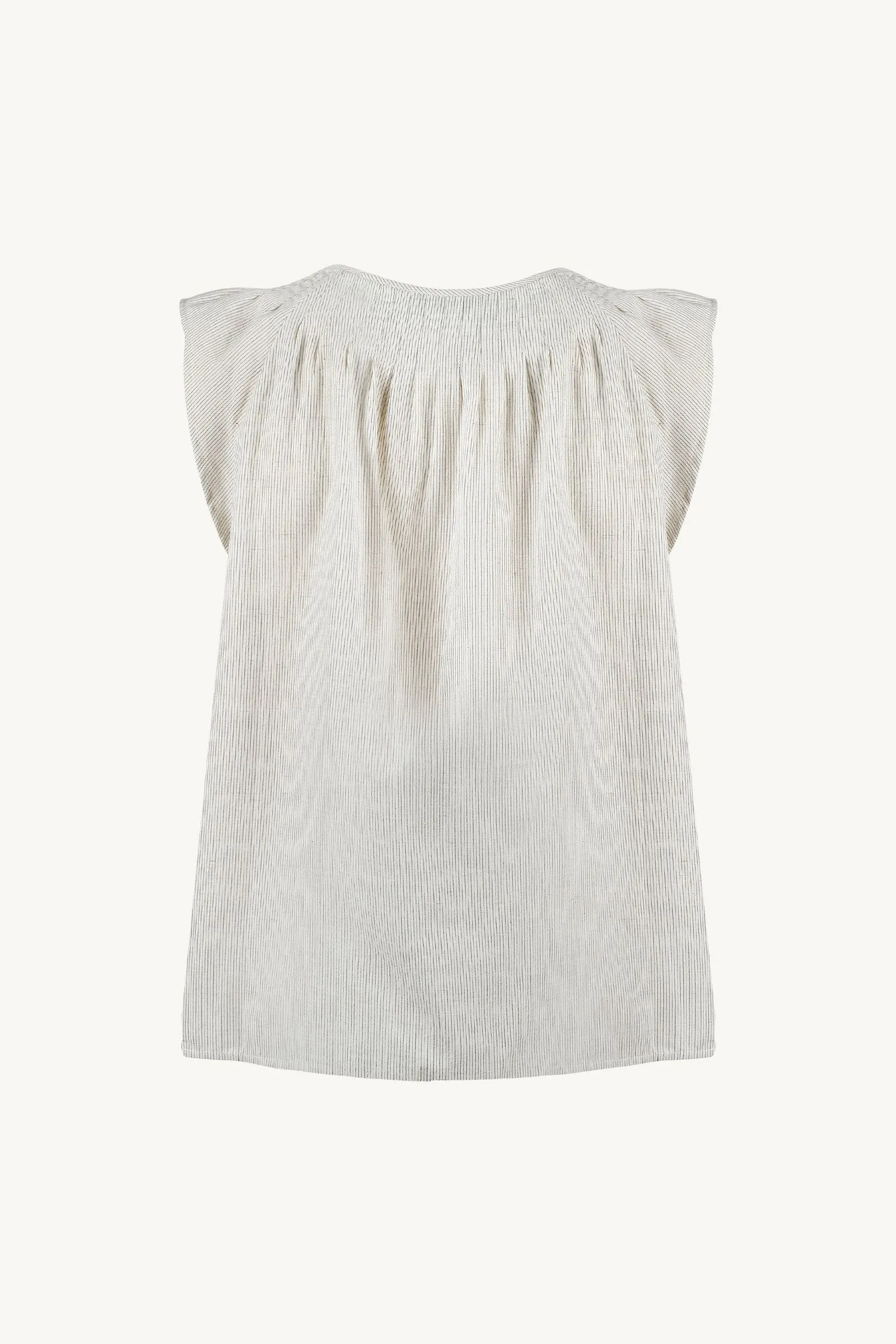 Penne Blouse -- Cotton Linen