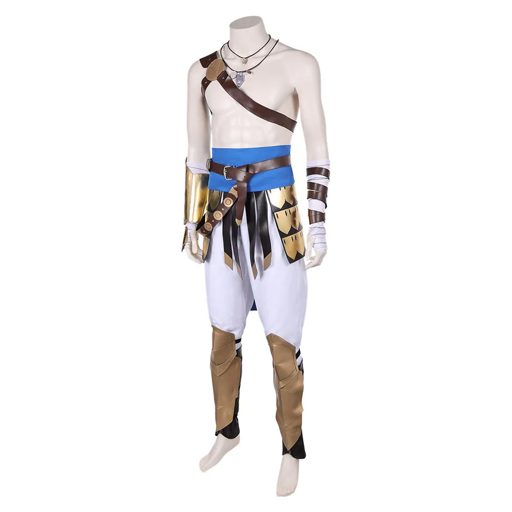 Prince of Persia: The Lost Crown Sargon Brown Outfit Party Carnival Halloween Cosplay Costume