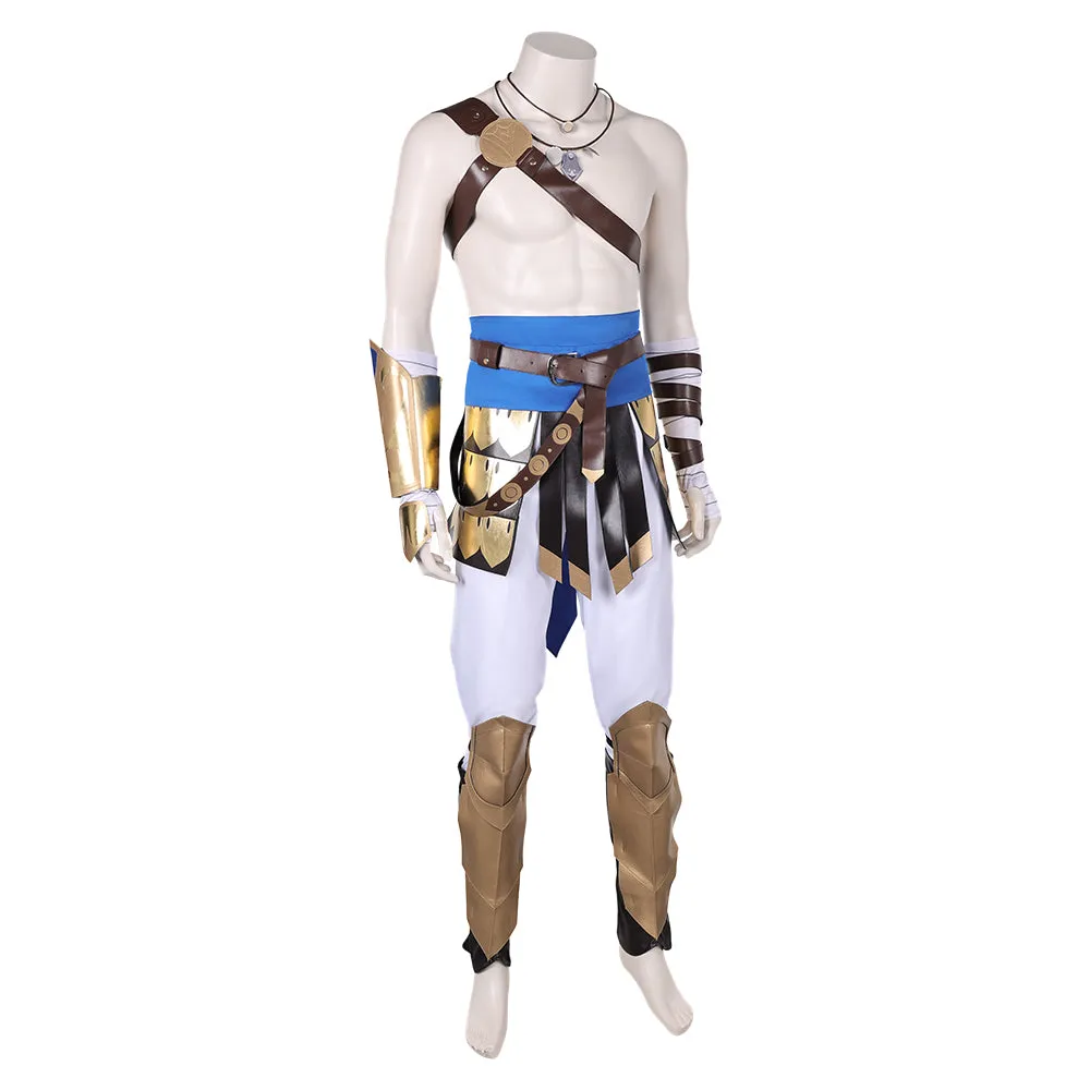 Prince of Persia: The Lost Crown Sargon Brown Outfit Party Carnival Halloween Cosplay Costume