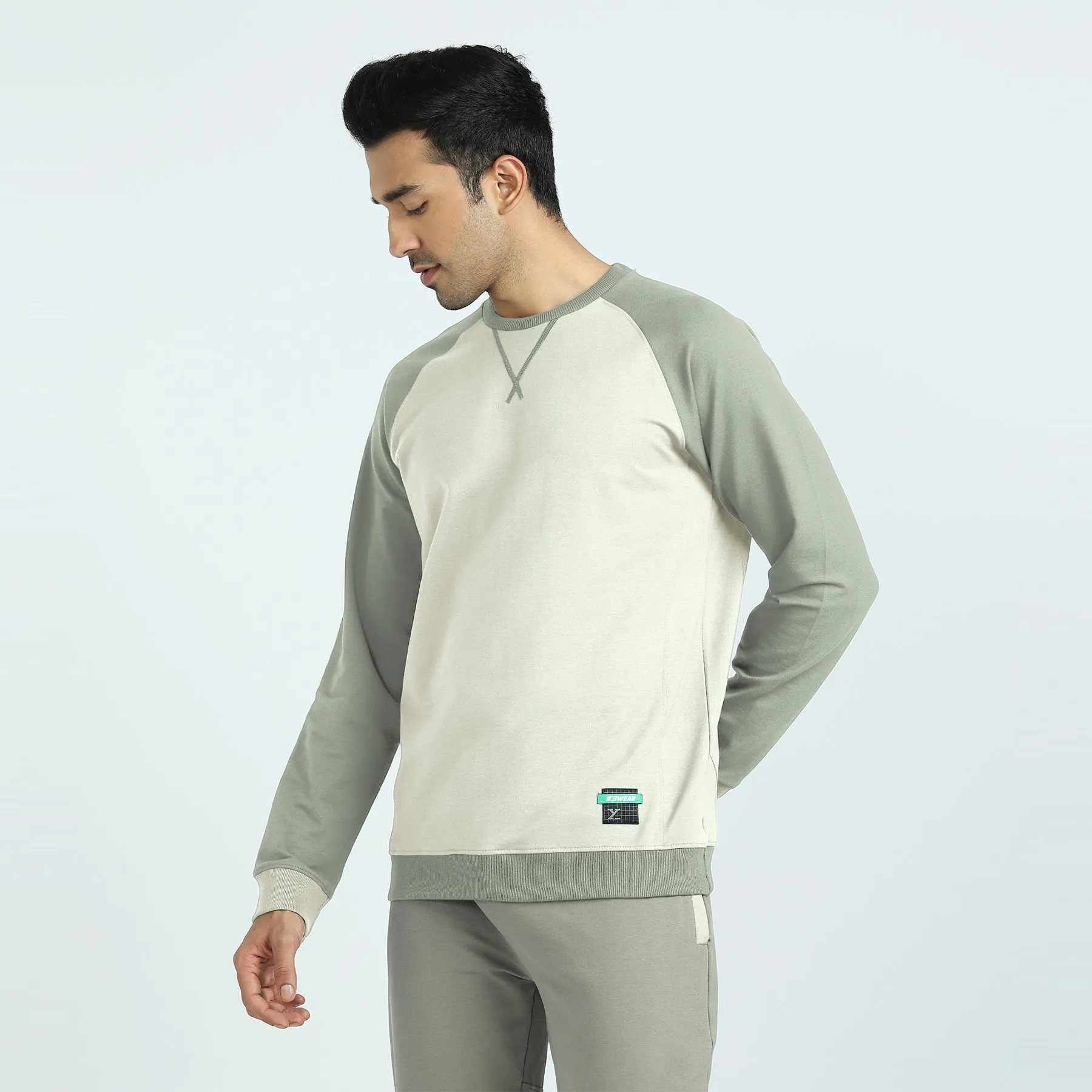 Quest French Terry Cotton-Blend Sweatshirts Butter White