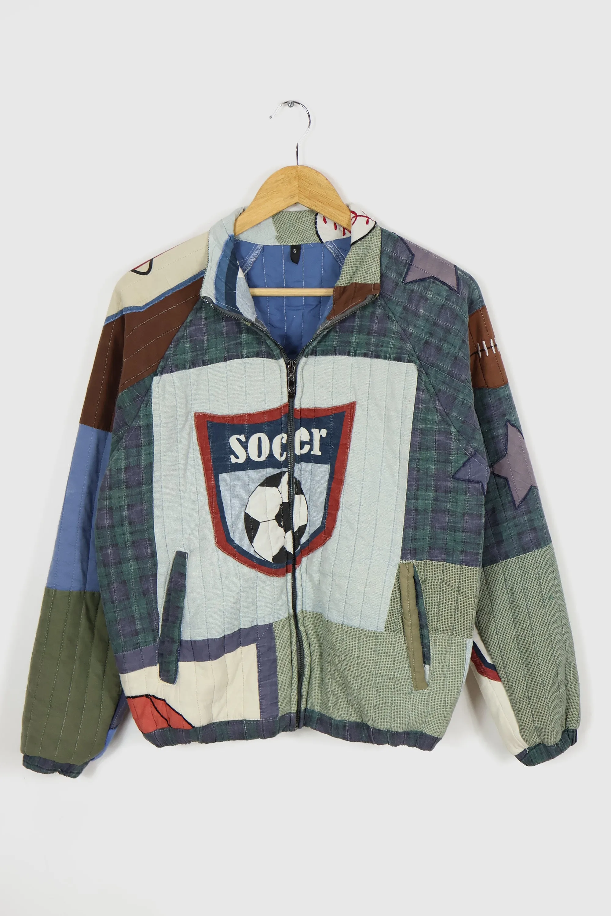 Reworked Sport Quilt Full Zip Jacket