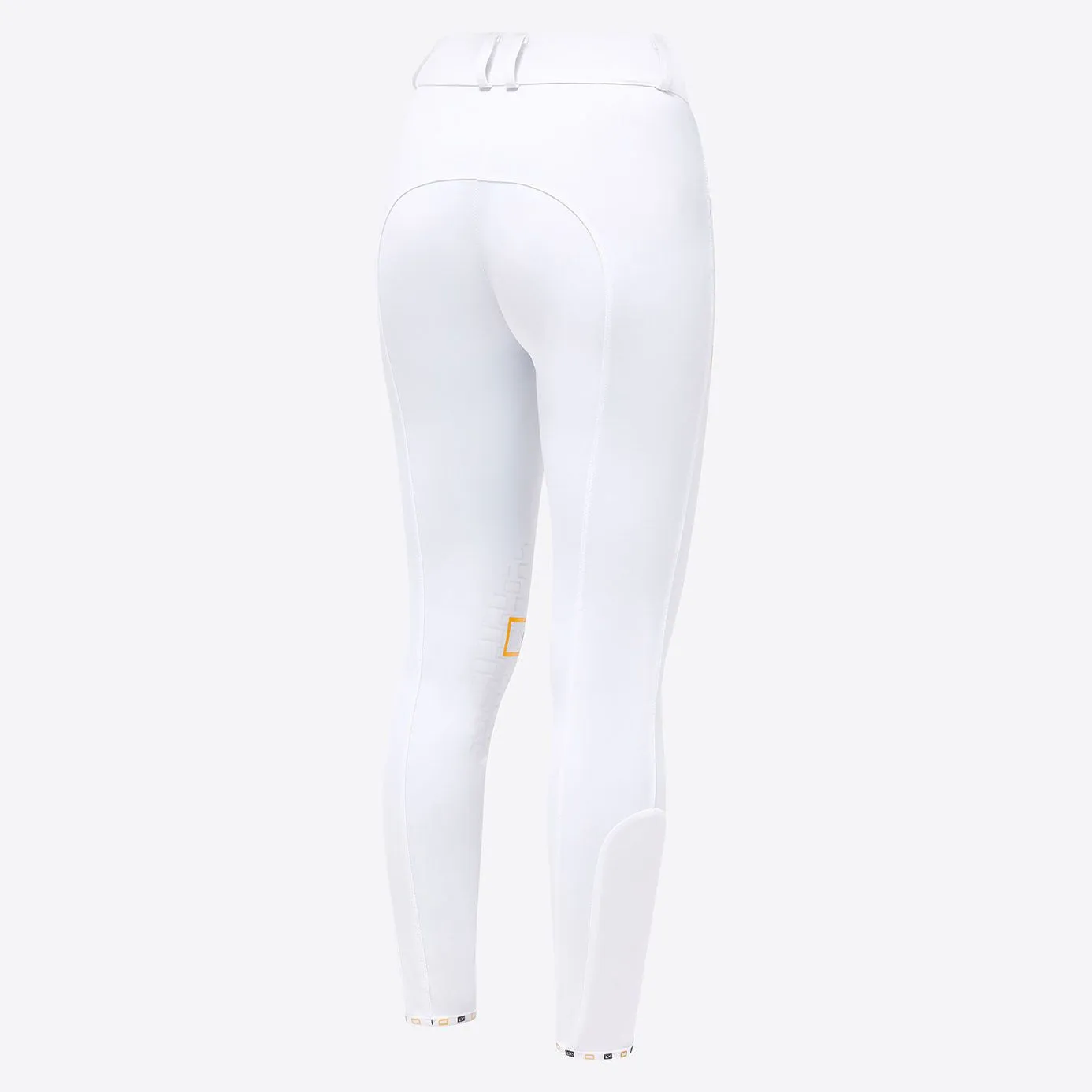 Rider's Gene High Waist Knee Grip Breeches - White