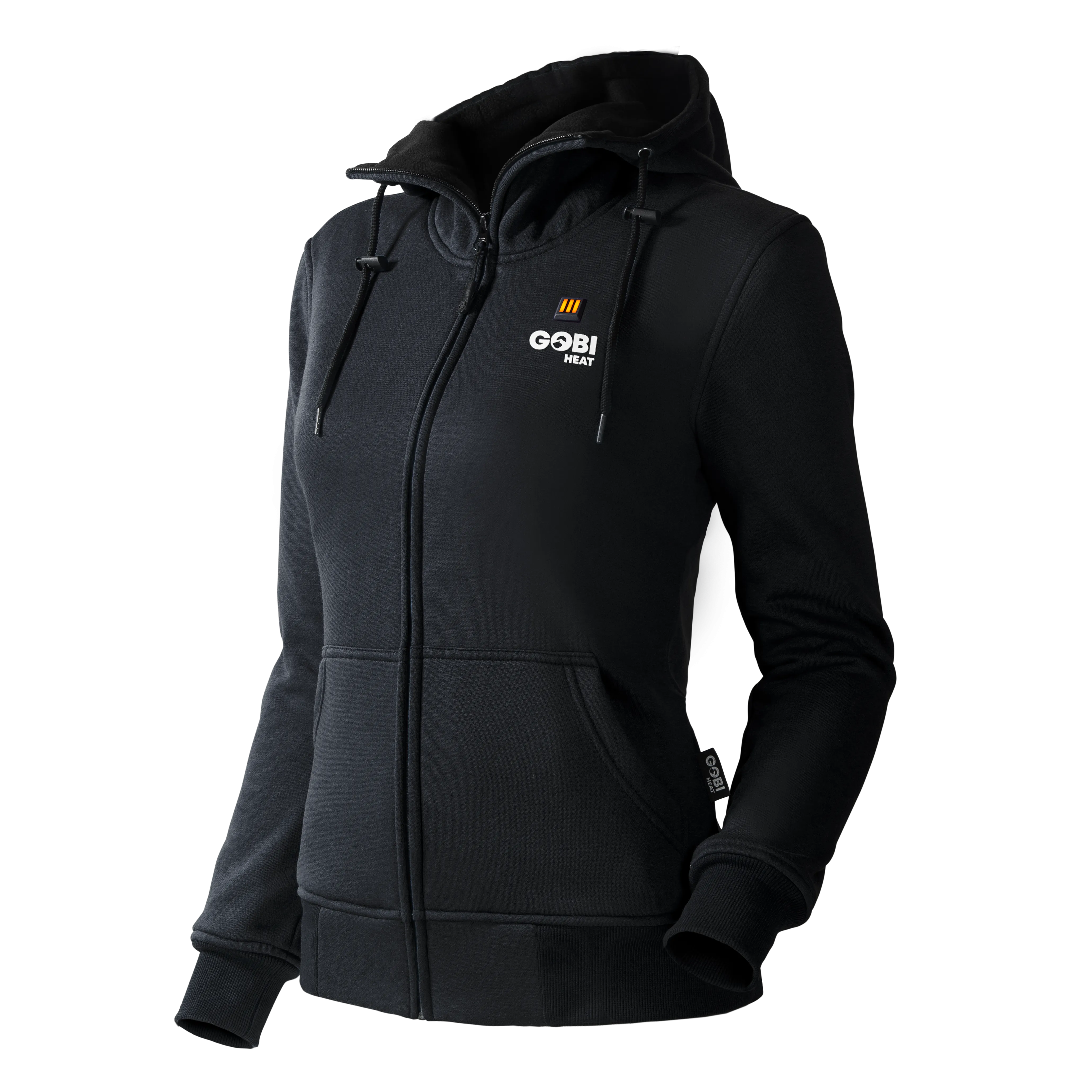 Ridge Womens Heated Hoodie Onyx