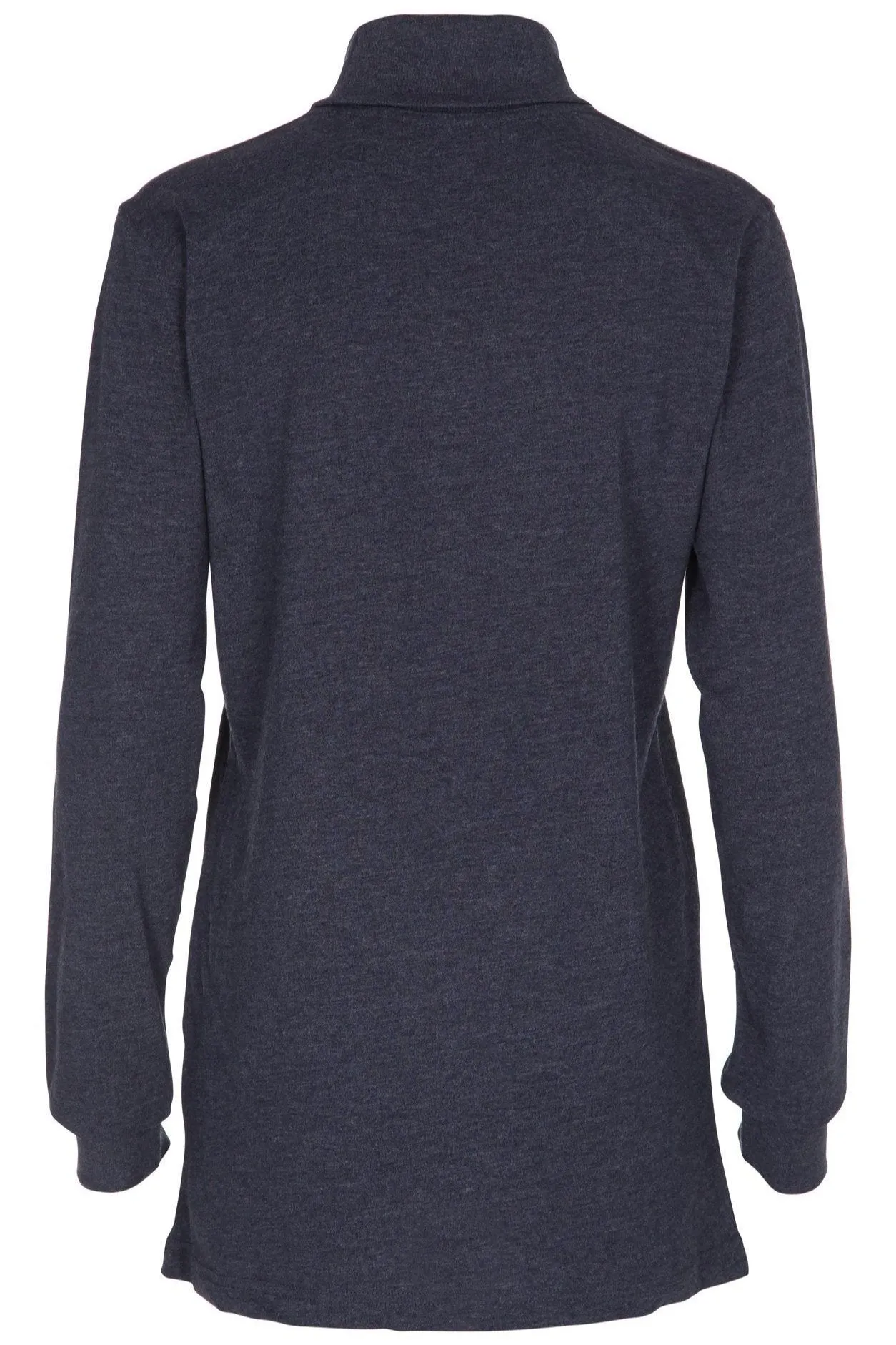 Rollneck jumper - Heather blue