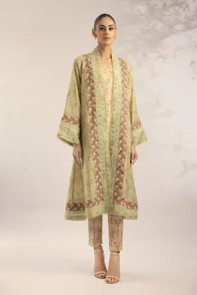 Sania Maskatiya - Roza - KHADDI SILK - Buttercream - 3 Piece