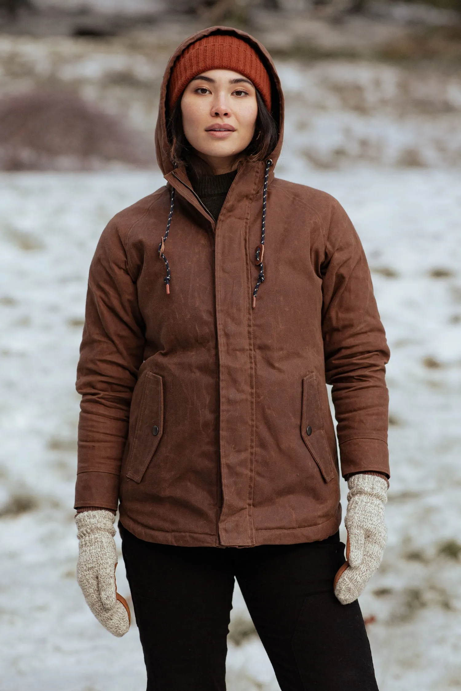 Sequoia Parka / Hickory Waxed Canvas