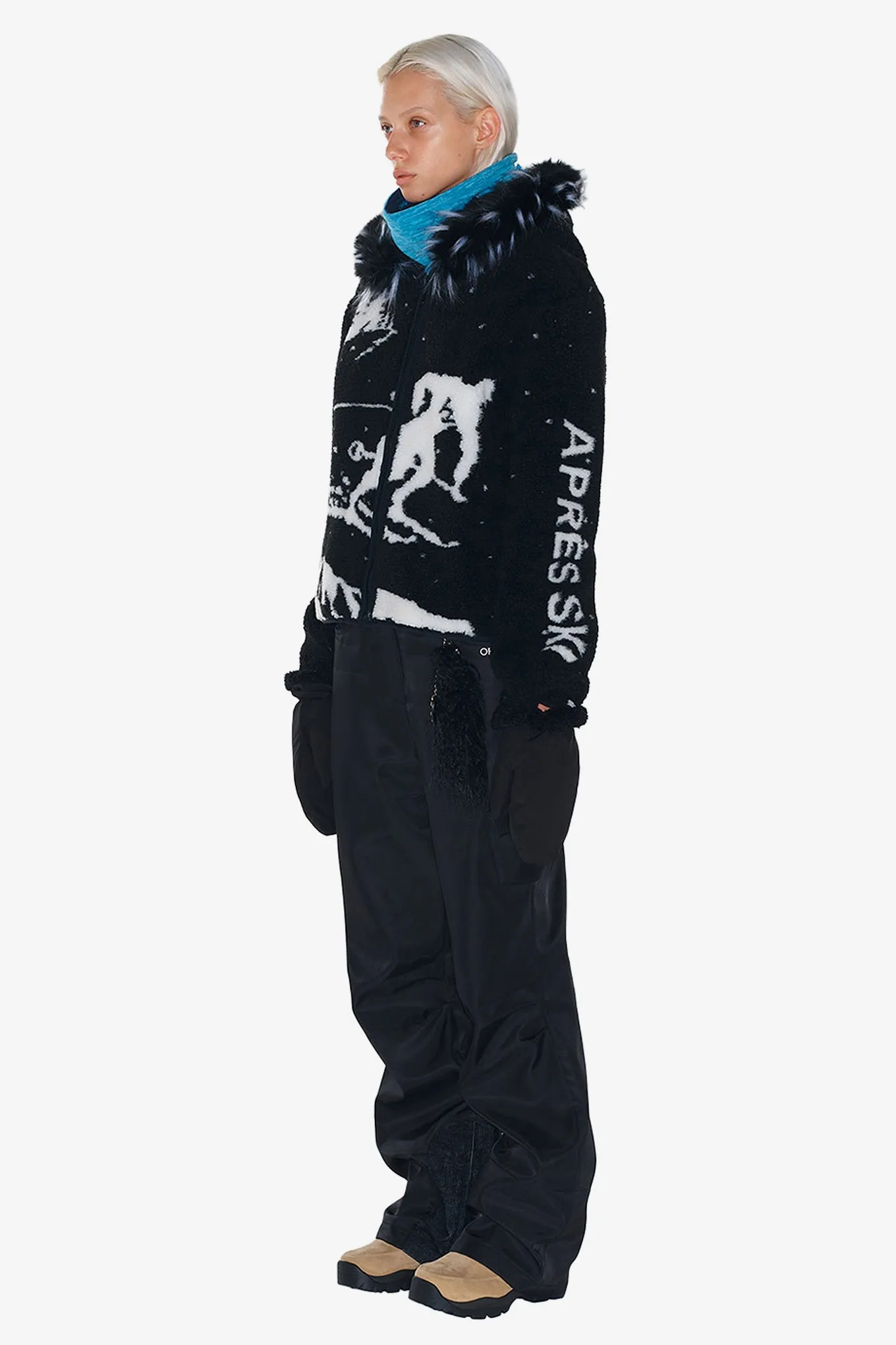 SKIING FLEECE HOODIE JACKET