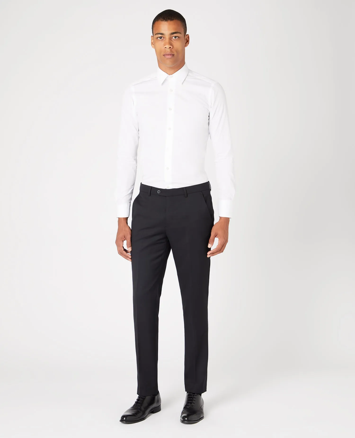 Slim Fit Wool-Blend Stretch Mix and Match Trousers