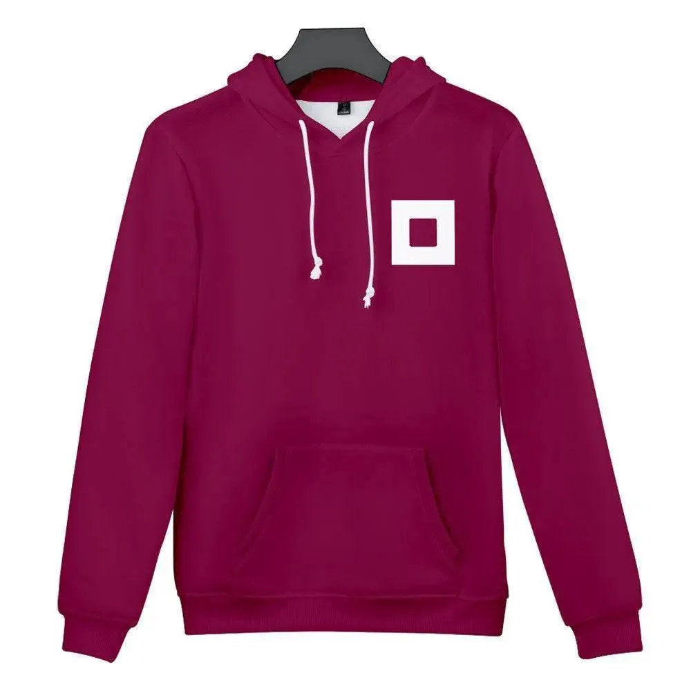 Squid Game - Square Symbol Type Round Collar Hoodie