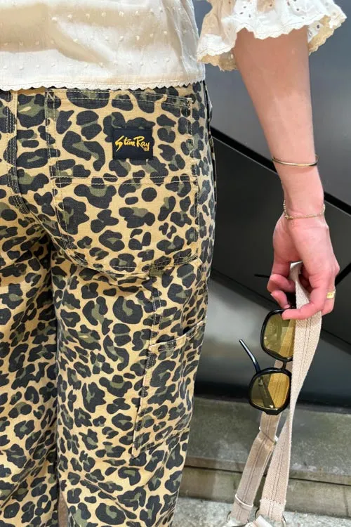 Stan Ray Big Job Painter Leopard Camo Trousers