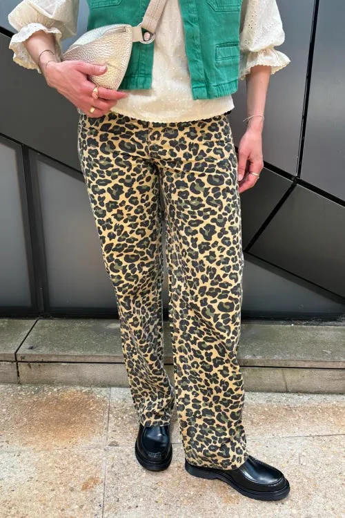 Stan Ray Big Job Painter Leopard Camo Trousers