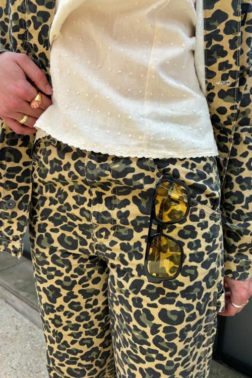 Stan Ray Big Job Painter Leopard Camo Trousers