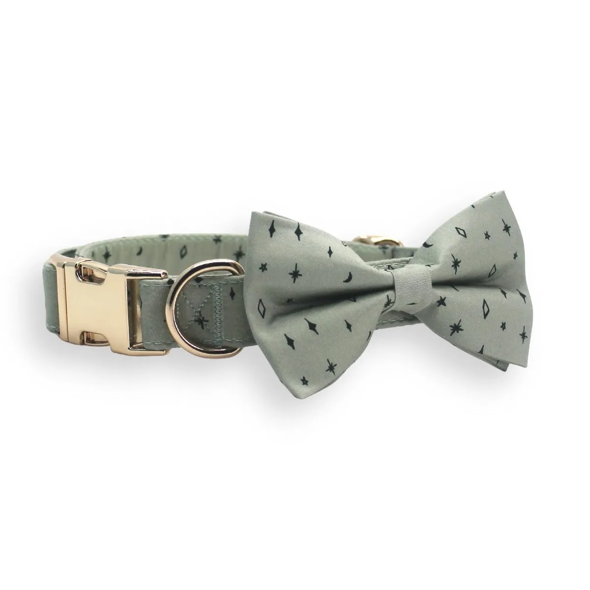 Stars Bowtie Unbreakable Collar™ & Leash Set