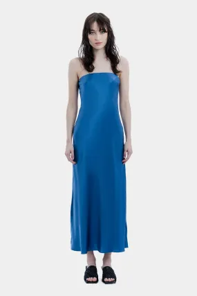 Strapless Bias Midi Dress