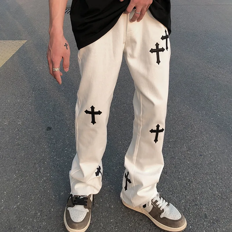 Street Hip Hop Cross Jeans