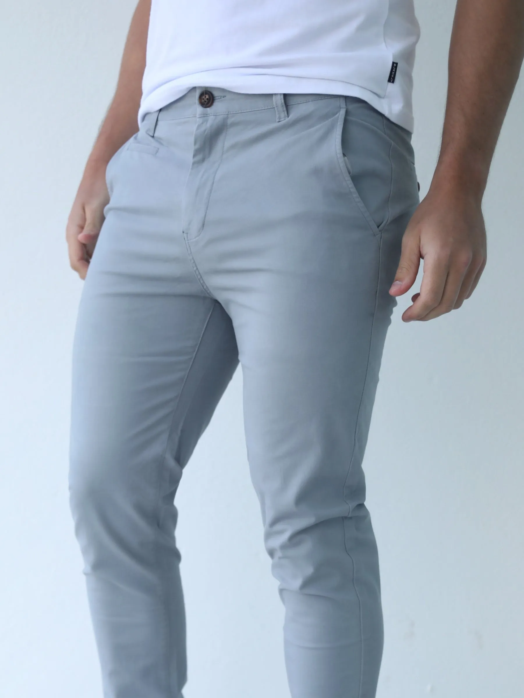 Stretch Chinos - Grey