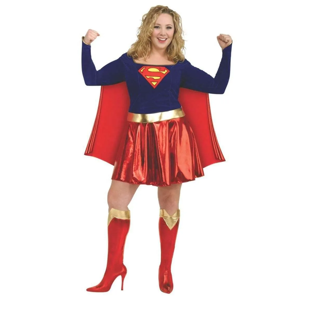 Supergirl Costume for Plus Size Adults