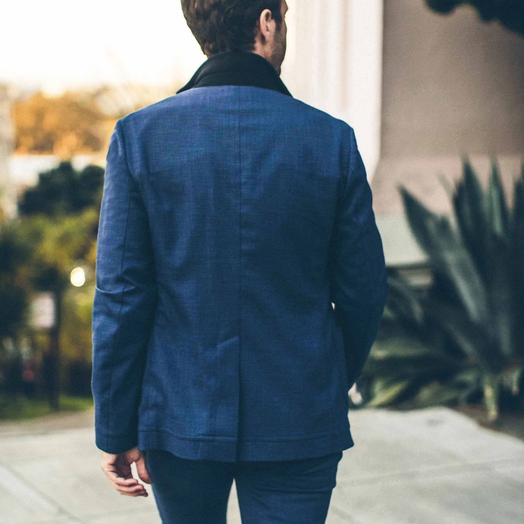 The Telegraph Jacket in Cobalt