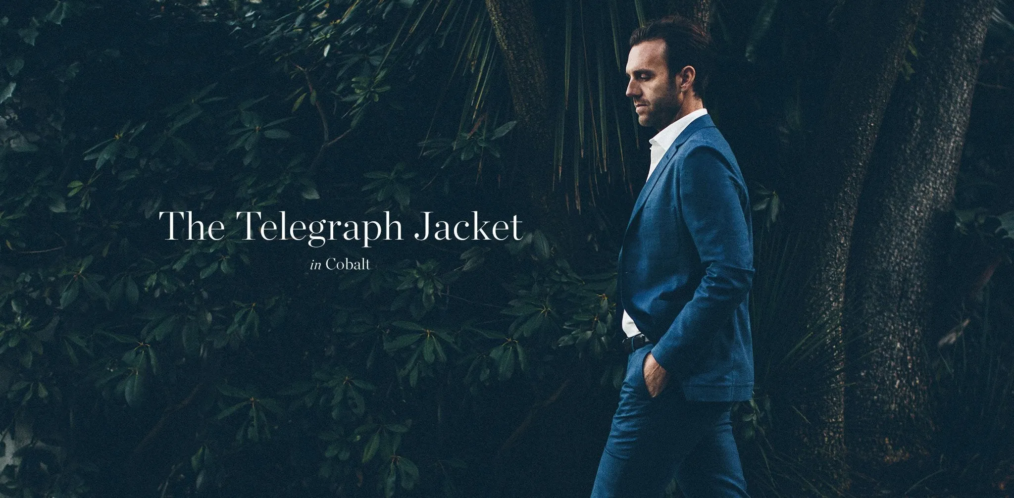 The Telegraph Jacket in Cobalt