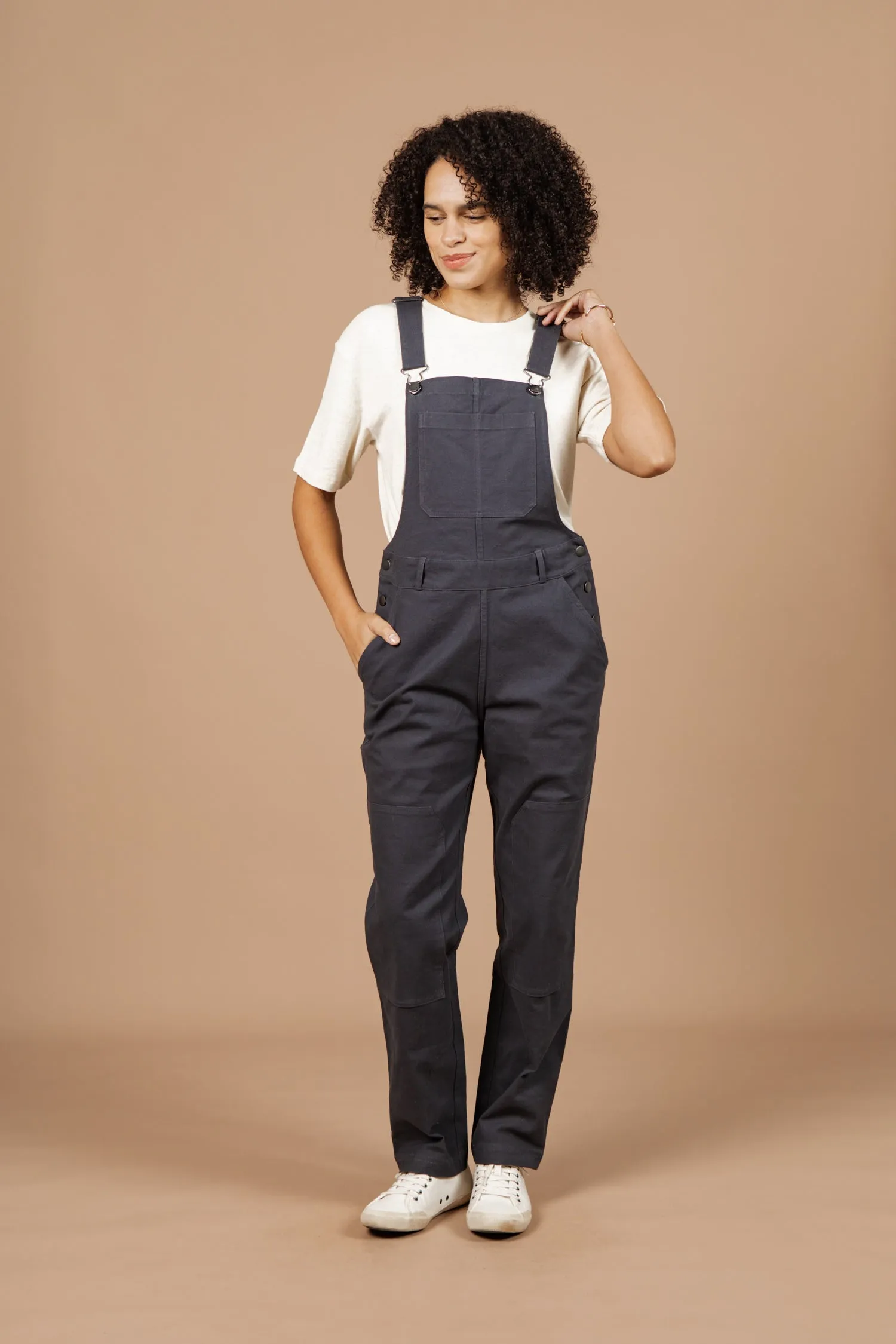 Tobin Utility Overall / Dark Charcoal Canvas