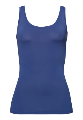 Touch Feeling Round Neck Tank Top | Blue Horizon 71814-2546