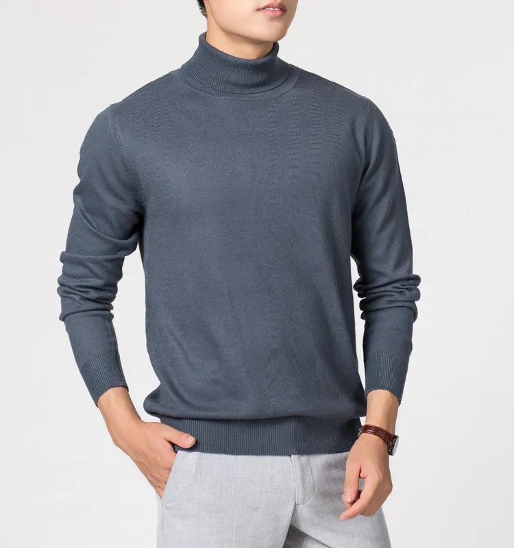 Turtleneck Long Sleeve Cashmere Sweater