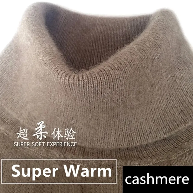 Turtleneck Long Sleeve Cashmere Sweater